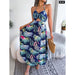 Floral Print Halter Dress for Women