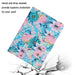 Flower Pattern Flip Leather Smart Tablet Case