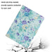 Flower Pattern Flip Leather Smart Tablet Case