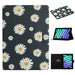 Flower Pattern Flip Leather Smart Tablet Case
