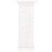 Flower Stand White 40x40x90 Cm Solid Wood Pine Nxtltp