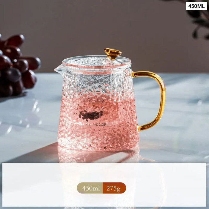 Flower Tea Glass Teapot With Infuser