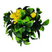Flowering Yellow Rose Stem Uv Resistant 30cm