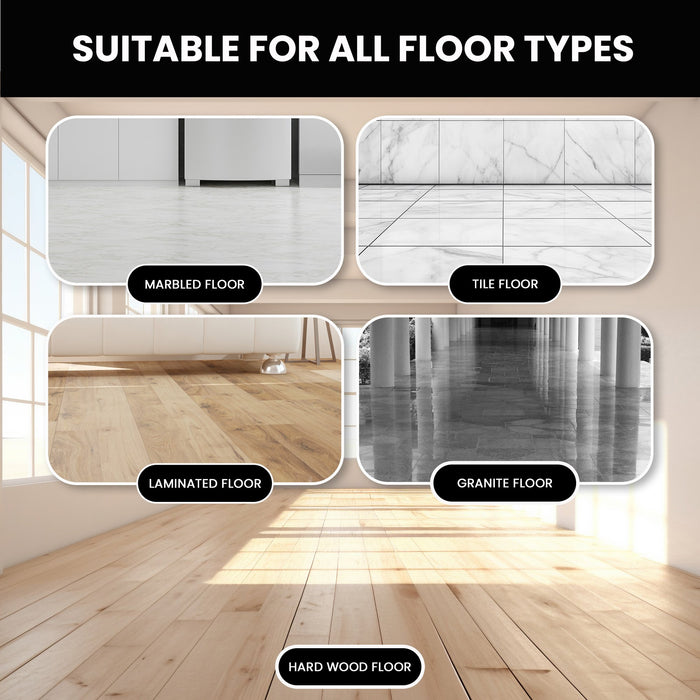 5 In 1 Electric Floor Polisher 6M Power Cable Timber Hard Waxer Buffer Cleaner