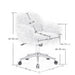 Fluffy Office Chair Faux Fur Modern Swivel Desk For Women