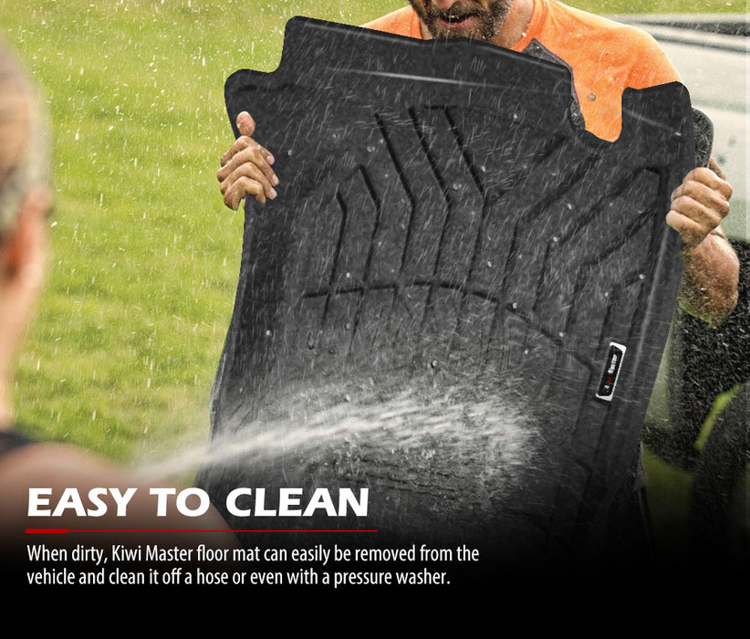 3D Tpe Car Floor Mats Liner Fit Mitsubishi Triton Mq 2015-2018