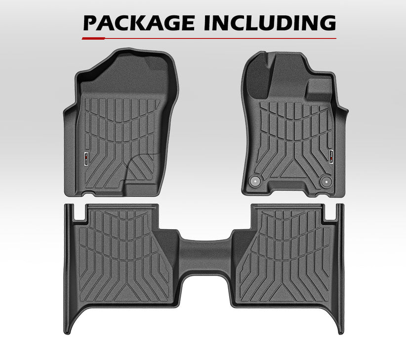 3D Tpe Car Floor Mats Liner Fit Nissan Navara Np300 D23 2015-Current