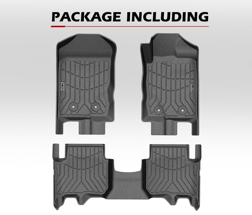 3D Tpe Car Floor Mats Liner Fit Ford Everest 2015-2022