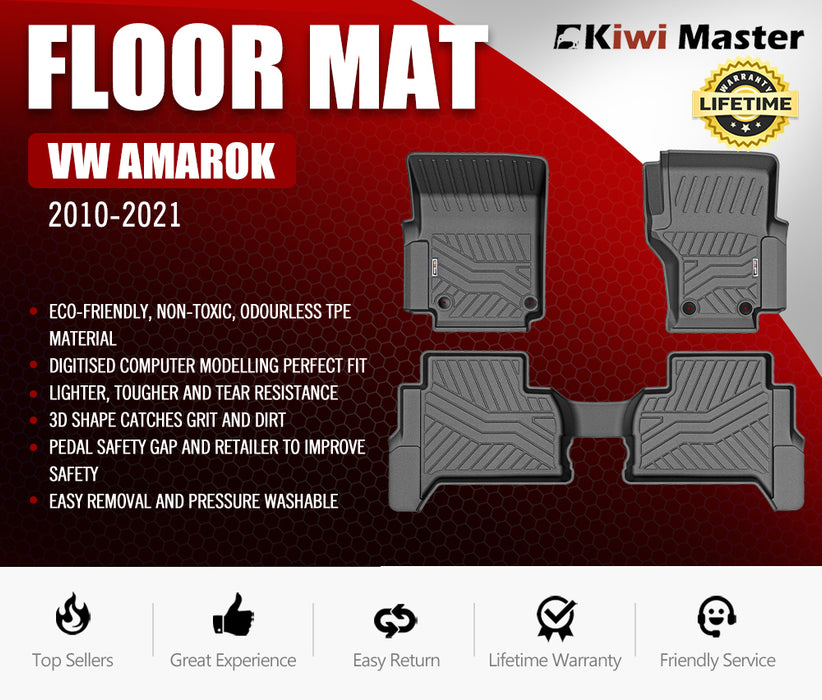 3D Tpe Car Floor Mats For Vw Amarok