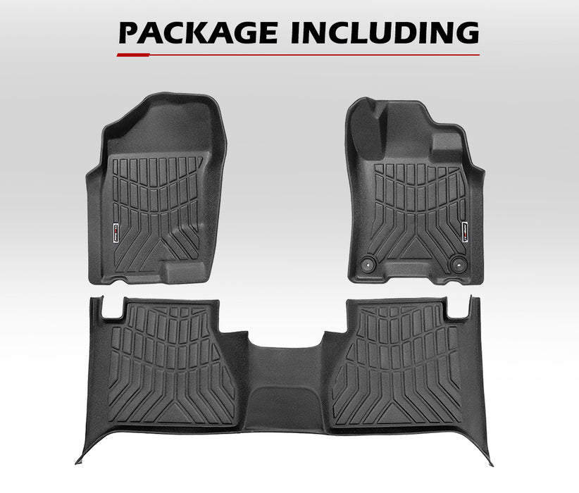 3D Tpe Car Floor Mats Liner Fit For Nissan Navara Np300 D23 2015~Current