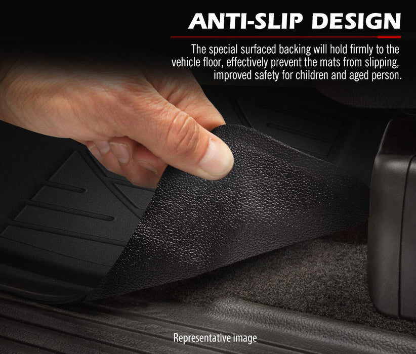 3D Tpe Car Floor Mats Liner For Mitsubishi Outlander Zg / Zh / Zj / Zk / Zl My 2007-2021