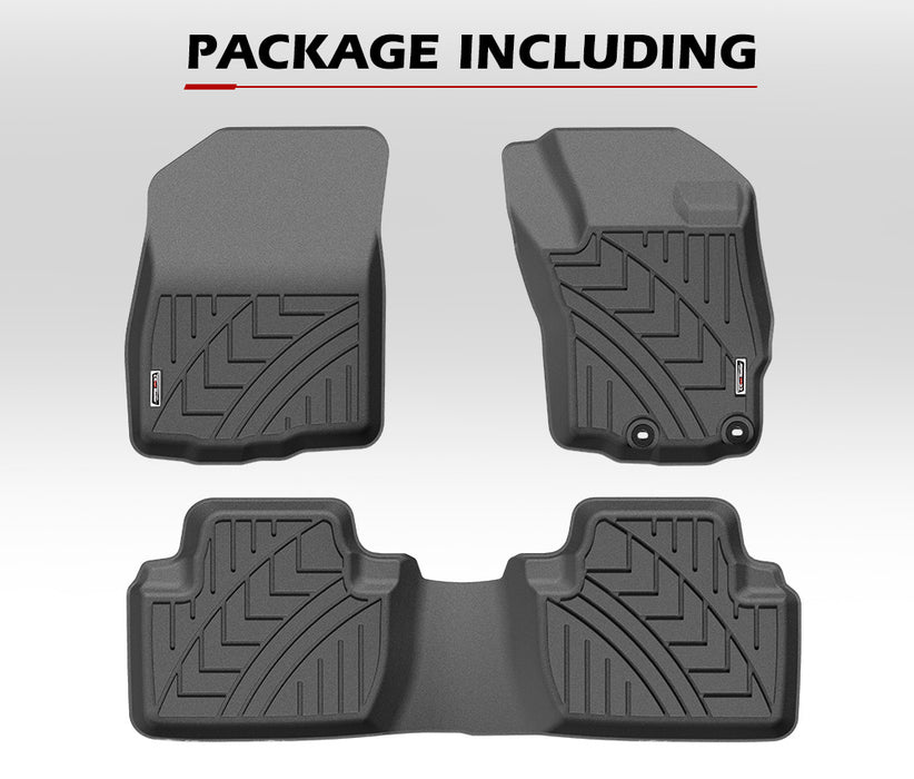 3D Tpe Car Floor Mats Liner For Mitsubishi Outlander Zg / Zh / Zj / Zk / Zl My 2007-2021