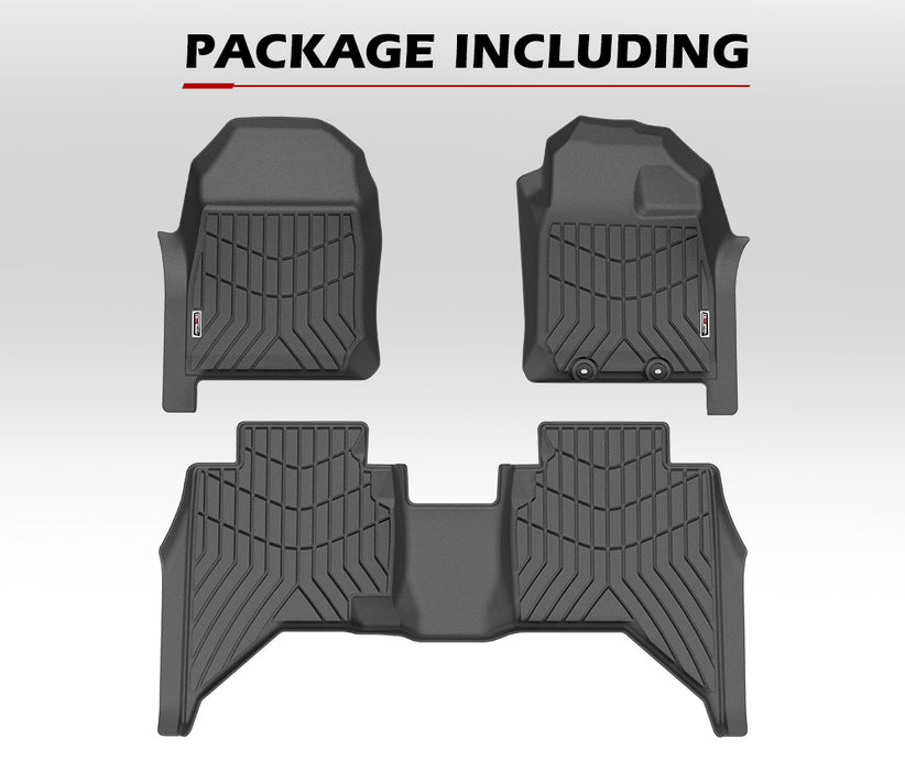 3D Tpe Car Floor Mats Liner Fit Isuzu D-Max Dmax Dual Cab Ute 2021+