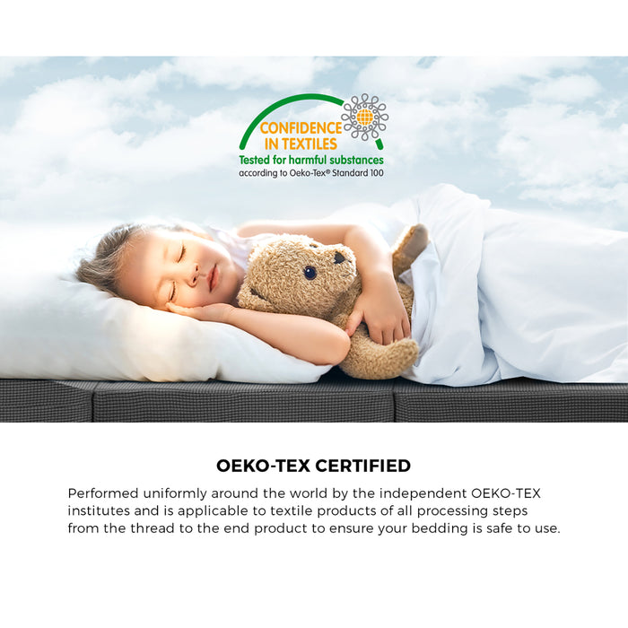 Foldable Mattress Folding Sofa Bed Trifold Sleeping Camping Cushion Single