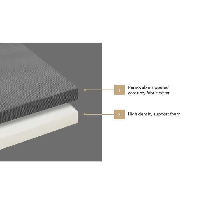 Foldable Mattress Folding Sofa Bed Trifold Sleeping Camping Cushion Single