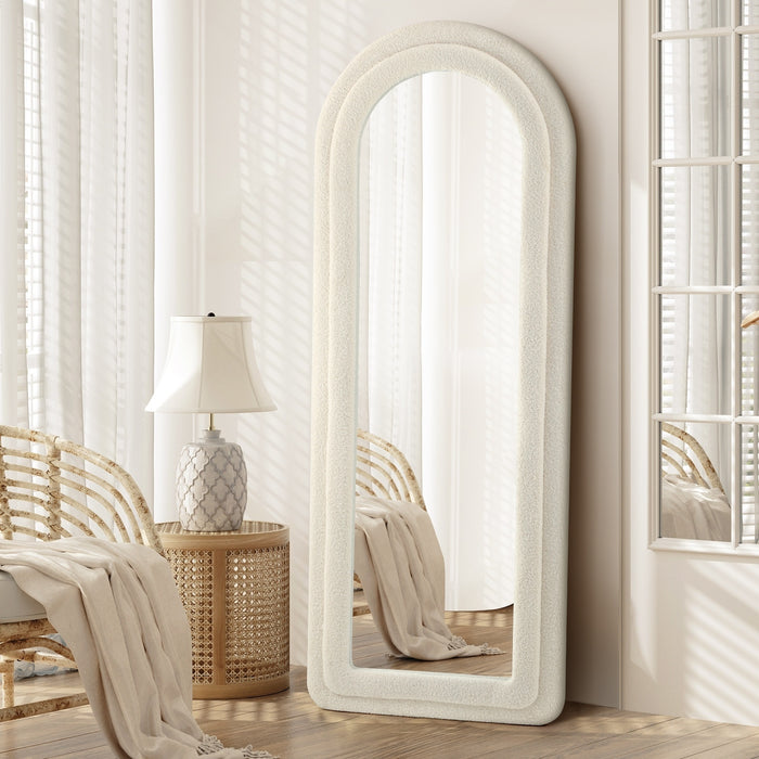 1.6M Full Length Mirror Boucle Frame Floor Mirrors Dressing Bedroom