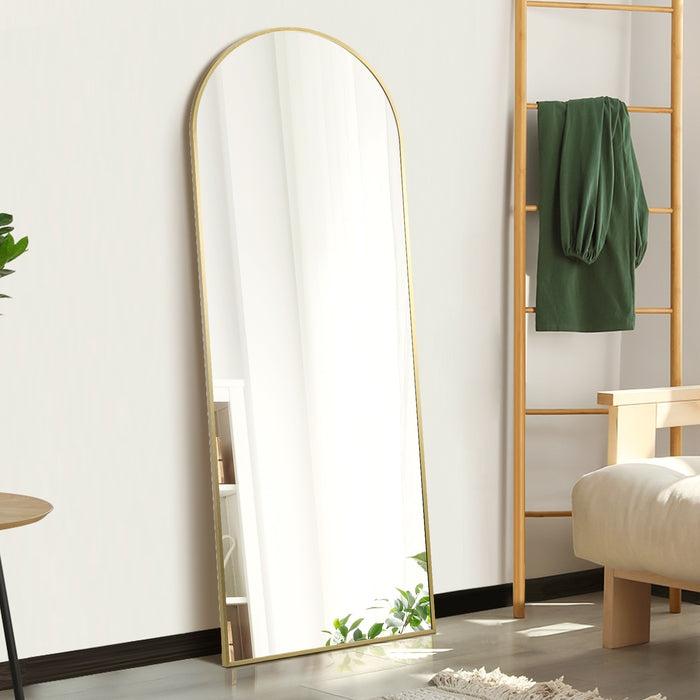 166X60Cm Full Length Mirror Dressing Floor Mirrors Free Standing Gold