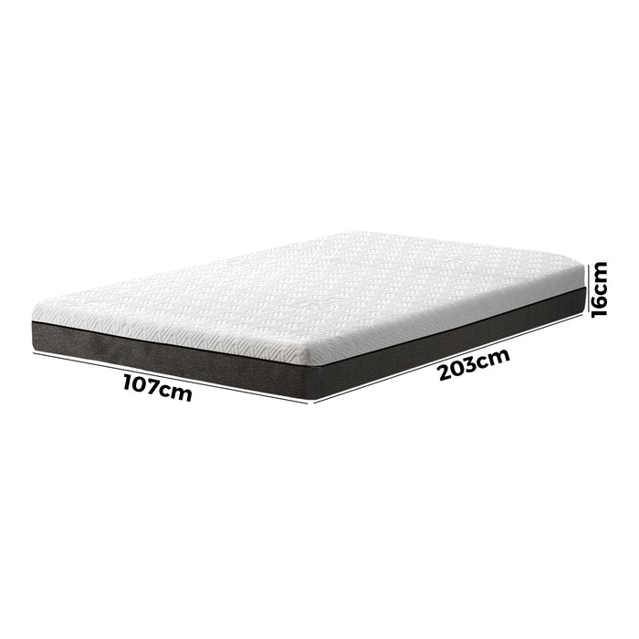 Mattress King Single Cool Gel Memory Foam Bed Mattresses No Spring 16Cm