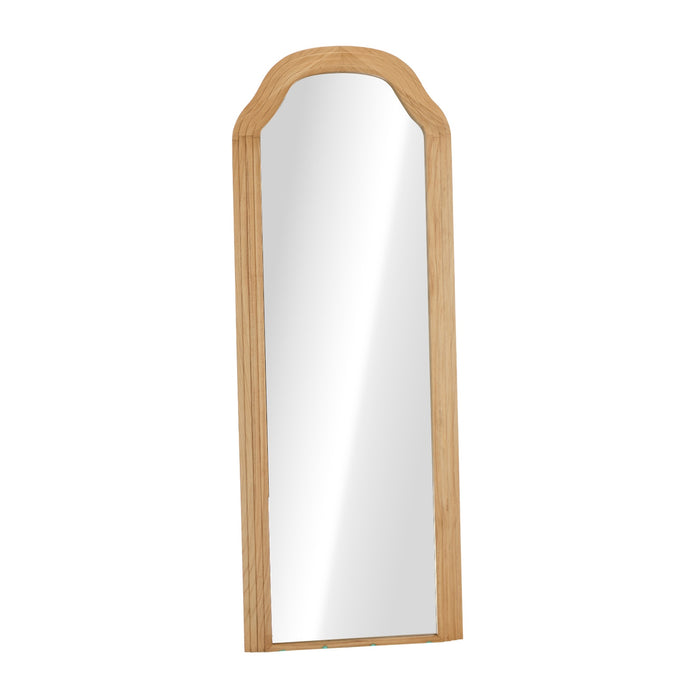 Full Length Mirror Floor Makeup Mirrors 165X60Cm Natural Wood Bedroom