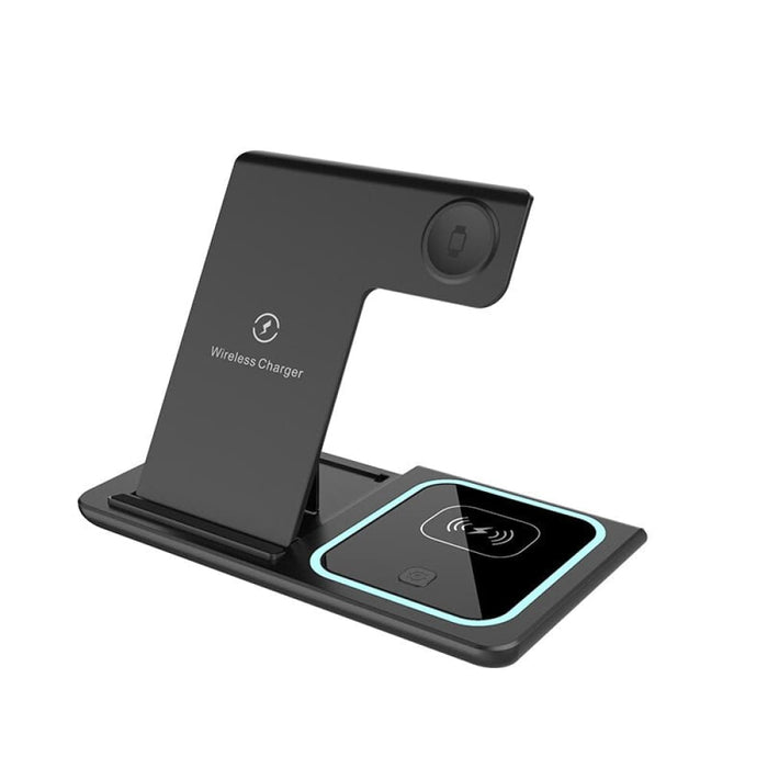 Foldable 3 in 1 Wireless Charging Stand with Led Light