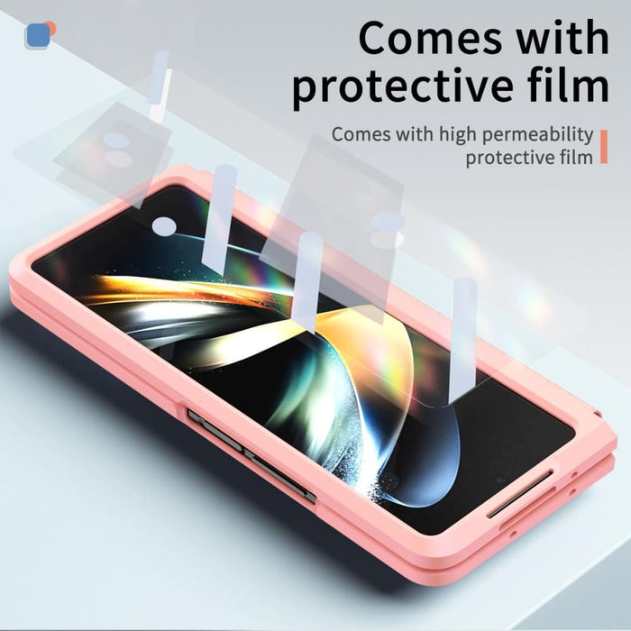 Foldable 5g Phone Case With Telescopic Hinge And Stand