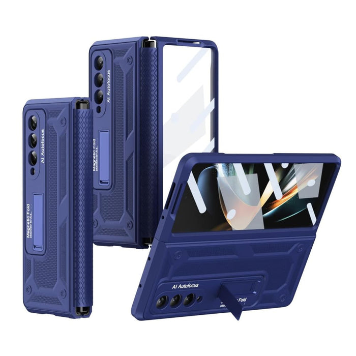 Foldable 5g Phone Case With Telescopic Hinge And Stand