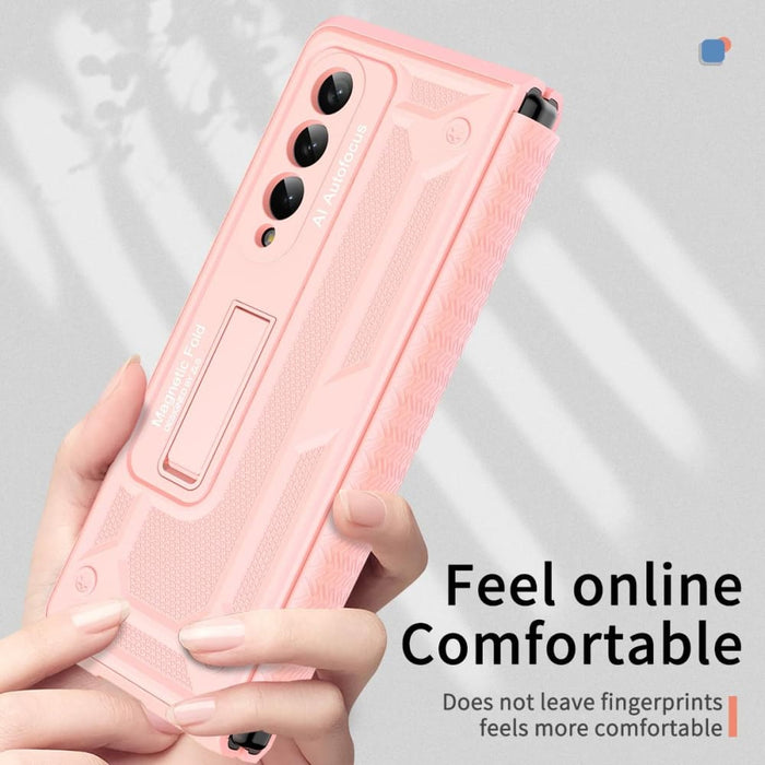 Foldable 5g Phone Case With Telescopic Hinge And Stand