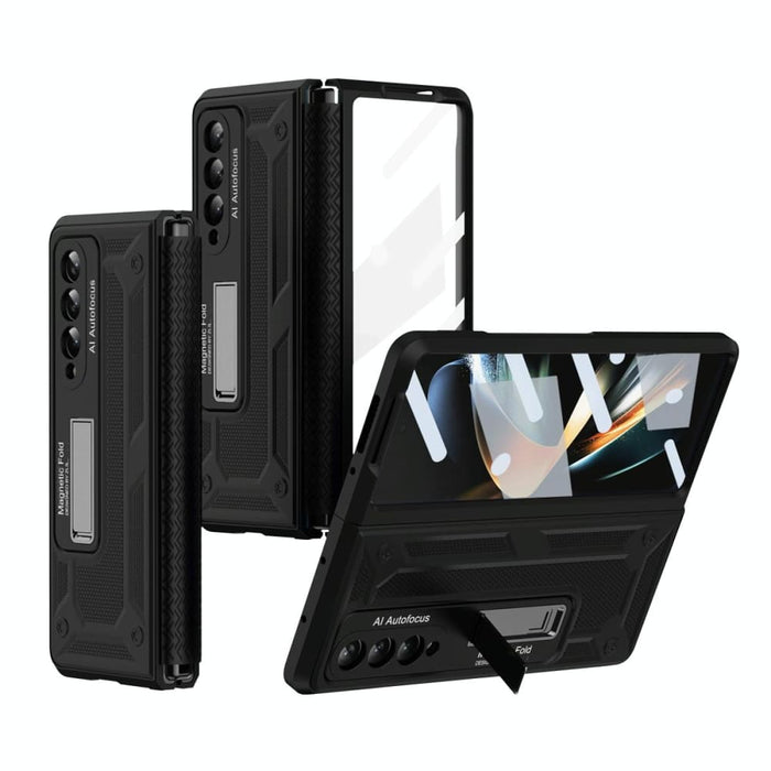 Foldable 5g Phone Case With Telescopic Hinge And Stand