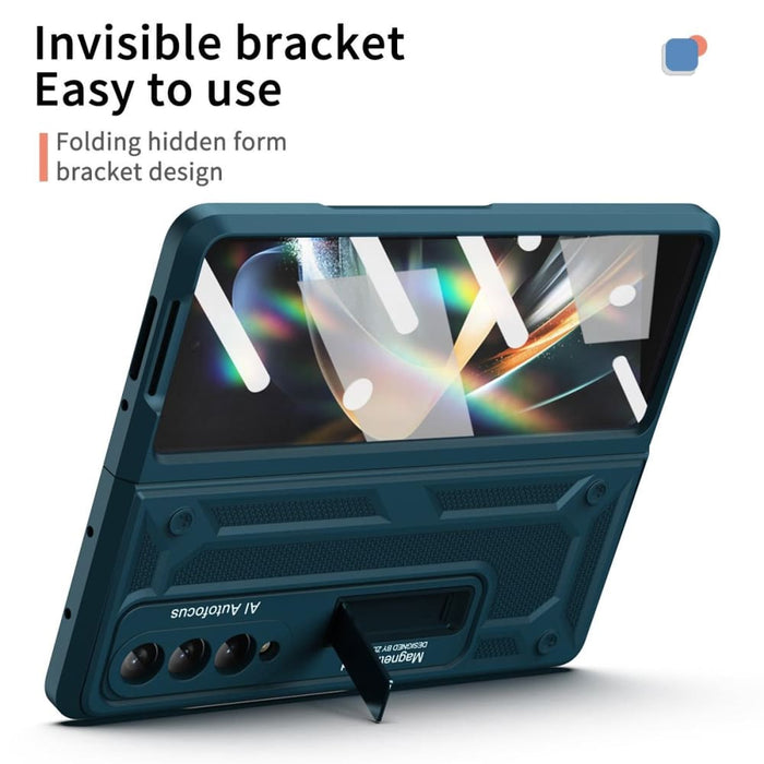 Foldable 5g Phone Case With Telescopic Hinge And Stand