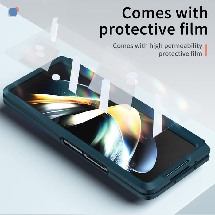 Foldable 5g Phone Case With Telescopic Hinge And Stand