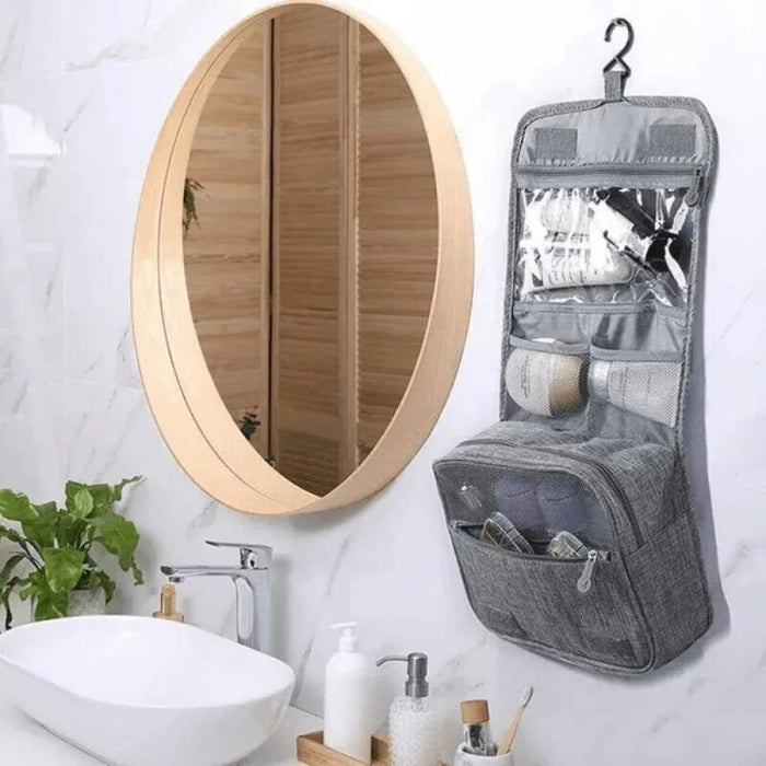 Foldable Bathroom Makeup Hanging Storage Bag For Travel