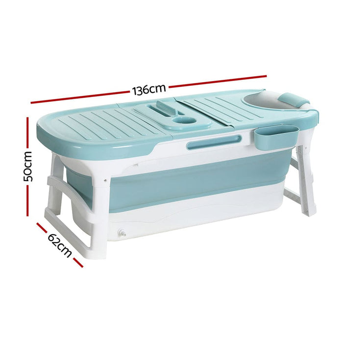 Foldable Bathtub Portable Folding Water Spa with Cover