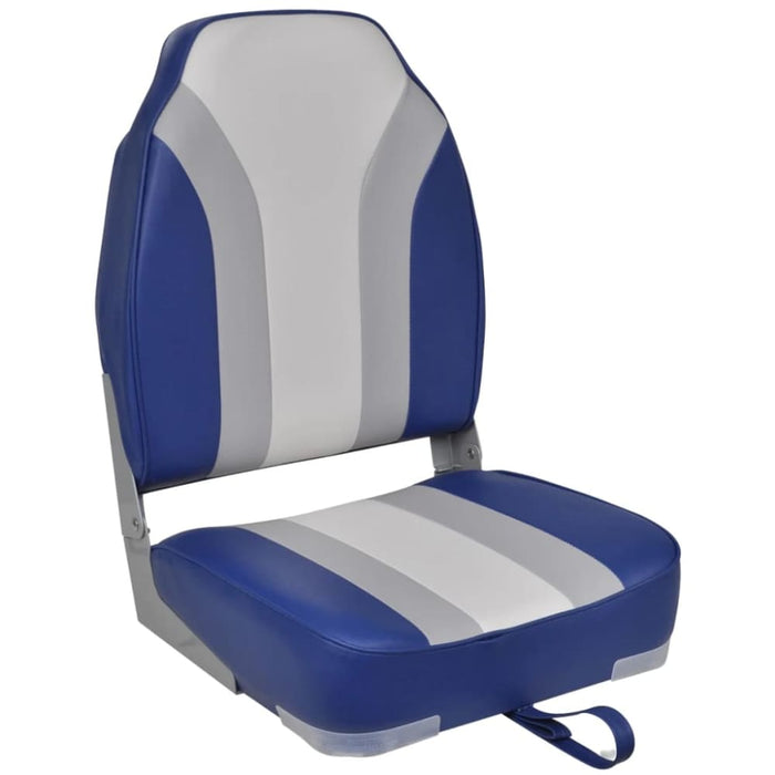 Foldable Boat Chairs 2 Pcs High Backrest Xikoob