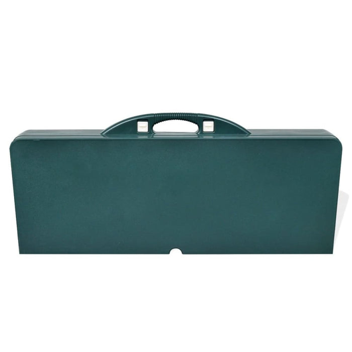 Foldable Camping Table Set with 4 Stools Aluminium Extra