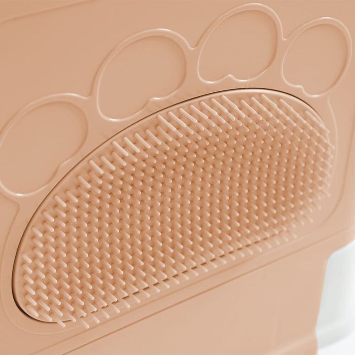 Goslash Picks Foldable Cat Litter Box Tray Enclosed Kitty