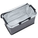 Foldable Cool Bag Grey 46x27x23 Cm Aluminium Aiiax