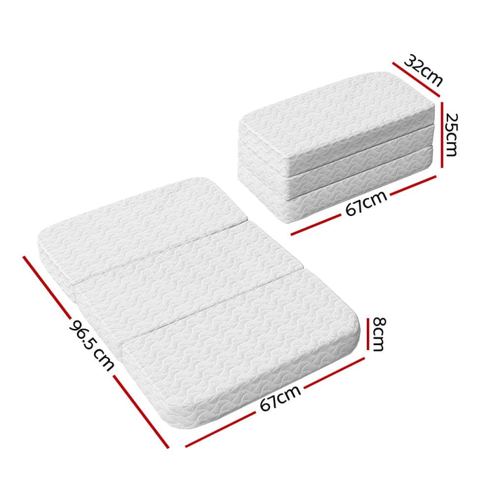 Goslash Picks Foldable Gel Foam Mattress Folding Baby Bed
