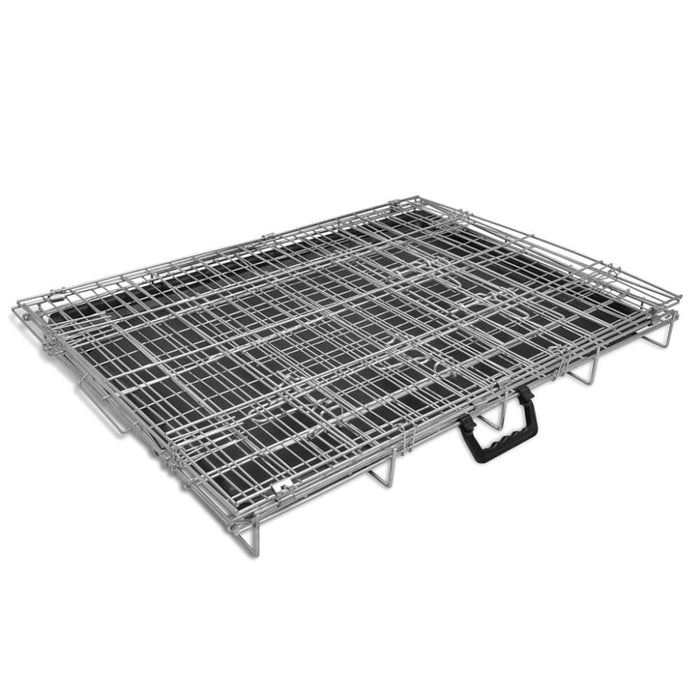 Foldable Metal Dog Bench m Oibxol
