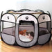 Foldable Pet Tent Kennel Octagonal Fence