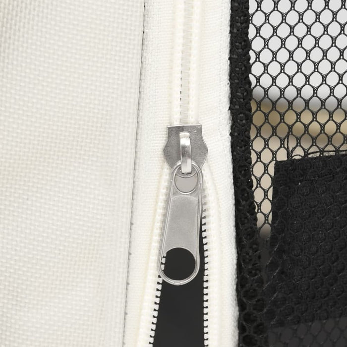 Foldable Dog Playpen with Carrying Bag Blue 110x110x58 Cm