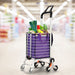 Foldable Shopping Cart Trolley 35l Grocery Bag Rolling