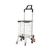 Foldable Shopping Cart Trolley 35l Grocery Bag Rolling