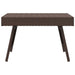 Foldable Side Table Brown 60x40x38 Cm Poly Rattan Tokabk