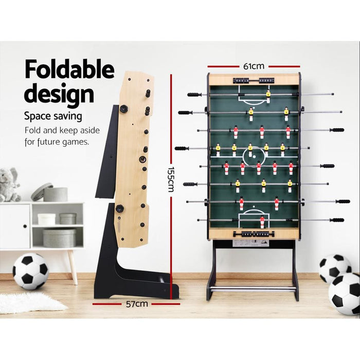 4ft Foldable Soccer Table Tables Balls Foosball Football