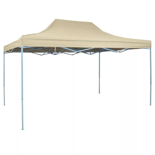 Foldable Tent Pop-up 3x4.5 m Cream White Axpoo