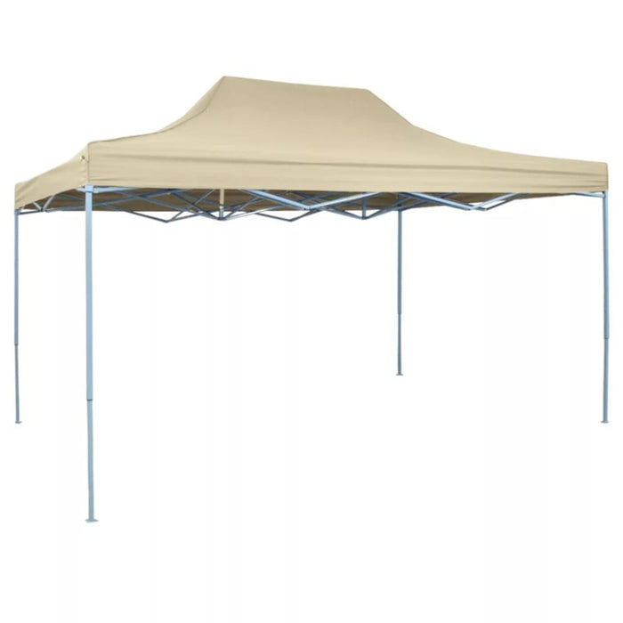 Foldable Tent Pop-up 3x4.5 m Cream White Axpoo