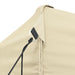Foldable Tent Pop-up 3x4.5 m Cream White Axpoo