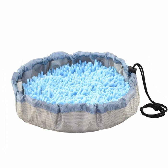 Foldable Non-toxic Slow Feeder Snuffle Puzzle Mat for Dog