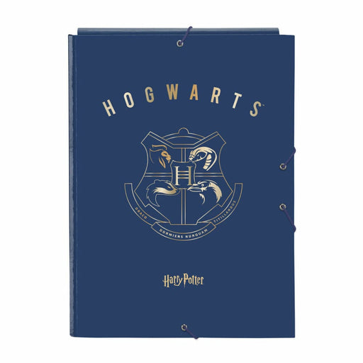 Folder Harry Potter Magical Brown Navy Blue A4 (26 x 33.5
