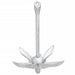 Folding Anchor With Rope Silver 3.2 Kg Malleable Iron Kaxnl